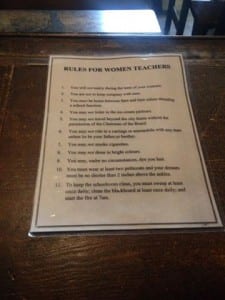 Rules for women